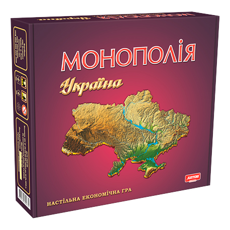 Монополія Україна   Ігри в гофрокартонній коробці  0734  (0734)