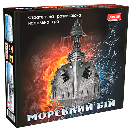 Морський бій   Ігри в гофрокартонній коробці  0789  (0789)