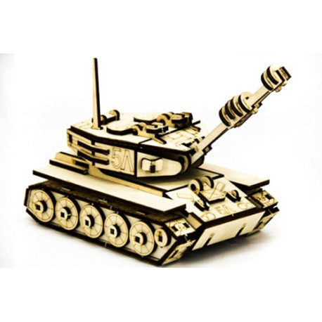 Пазл 3D "Танк М-60" серия "Бронетехника" размер изделия 19 * 11 * 13см  (3DB-002)